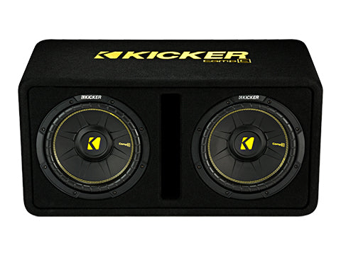Kicker Dual 10" CompC Enclosure 44DCWC102