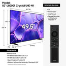 Samsung - 50” Class U8000F Series Crystal UHD 4K Smart Tizen TV