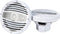 Hertz Marine HMX 6.5-LD-TW 6.5" 4-Ohm Marine Coaxial Speakers - RGB LED Lights & White Grilles (Pair)