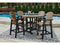 Ashley Fairen Trail Outdoor Bar Table and 4 Barstools
