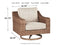 Ashley Beachcroft Nuvella Outdoor Swivel Lounge Chair (Beige)