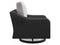 Ashley Beachcroft Nuvella Outdoor Swivel Lounge Chair (Black)