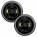 Oracle 7in High Powered LED Headlights - Black Bezel - ColorSHIFT - BC1