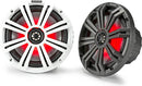 Kicker 45KM84L 8" Full-range Marine Speakers with LED lighting