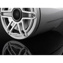 7.7-inch (196 mm) Enclosed Tower Coaxial System, Gloss White Enclosure, Gloss White Trim Ring, Gloss White Sport Grille - Installations Unlimited