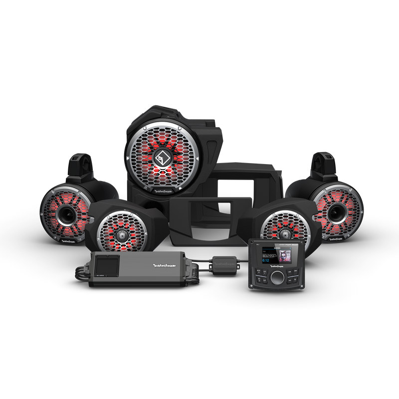 PMX-3, Front Color Optix™ Speaker, Subwoofer & Rear Horn Speaker Kit for Select Polaris® RZR® Models (Gen-3)