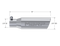 MBRP Universal Tip 3in O.D. Angled Rolled End 2 inlet 10 length