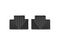 WeatherTech 05-13 Toyota Tacoma Crew Cab Rear Rubber Mats - Black