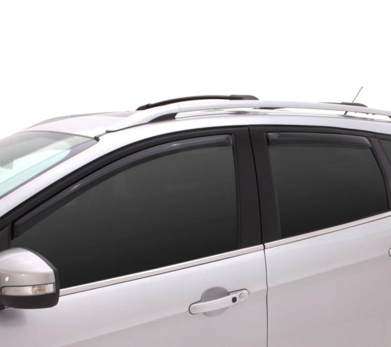 AVS 16-18 Honda Civic Ventvisor In-Channel Front & Rear Window Deflectors 4pc - Smoke