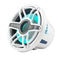 JL Audio M6 10" Marine Subwoofer w/Gloss White Sport Grille Transflective LED Lighting M6-10W-S-GwGw-i-4