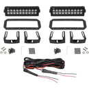 Westin HDX Flush Mount B-FORCE LED Light Kit (Set of 2) w/wiring harness - Black