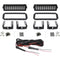 Westin HDX Flush Mount B-FORCE LED Light Kit (Set of 2) w/wiring harness - Black