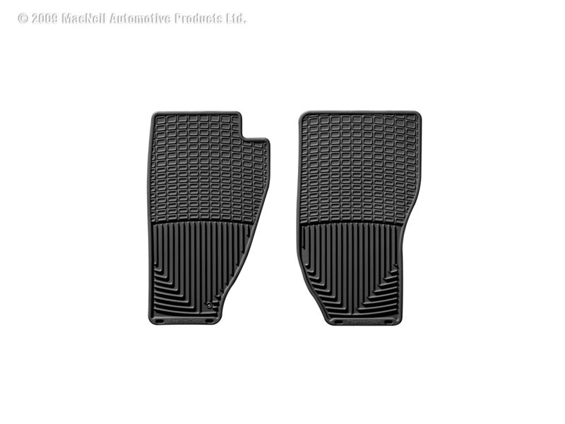 WeatherTech 84-96 Jeep Cherokee (2 door) Front Rubber Mats - Black