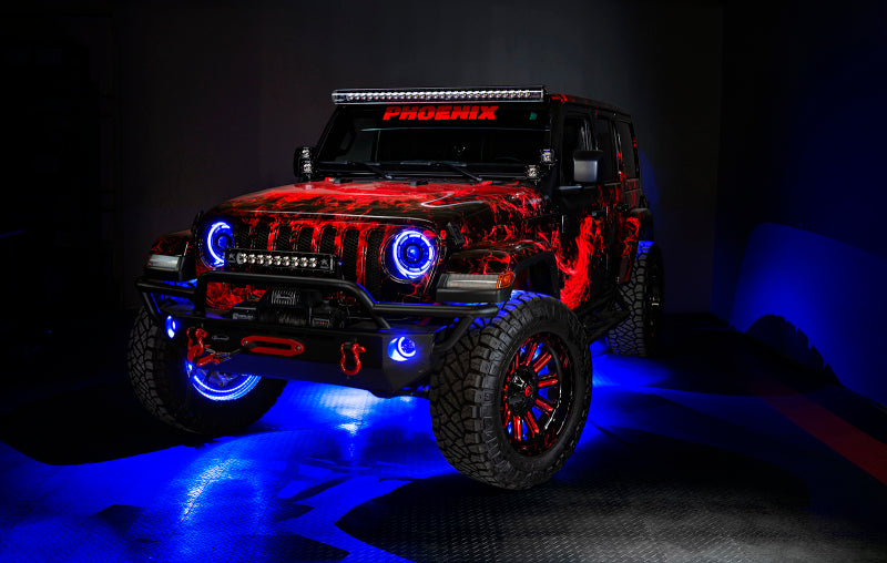 Oracle Jeep Wrangler JL/JT Sport High Performance W LED Fog Lights - w/o Controller NO RETURNS