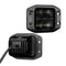 Go Rhino Xplor Blackout Series Cube LED Flood Light Kit (Flush Mount) 3x3 - Blk (Pair)