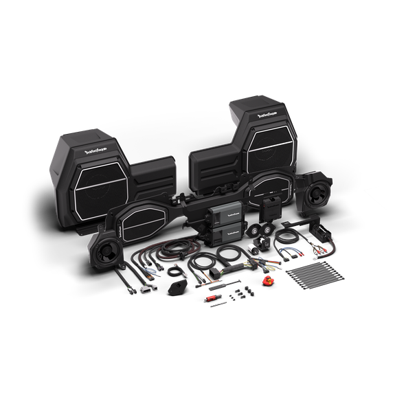 Rockford Fosgate 1,800 Watt All-In-One Audio Kit for Select 2018-2023 Jeep Wrangler Unlimited JL