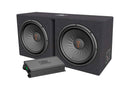 JBL Stage 1200D Ported Enclosure with GT 50011 Mono Car Subwoofer Amplifier (package)