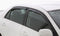 AVS 16-18 Mazda 2 Ventvisor In-Channel Front & Rear Window Deflectors 4pc - Smoke