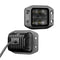 Go Rhino Xplor Blackout Series Cube LED Flood Light Kit (Flush Mount) 3x3 - Blk (Pair)