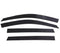 AVS 14-18 Chevy Silverado 1500 Crew Cab Ventvisor Low Profile Deflectors 4pc - Smoke