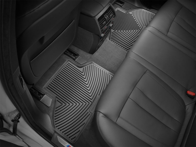 WeatherTech 2014+ BMW X5 Rear Rubber Mats - Black