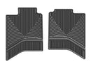 WeatherTech 02-14 Dodge Ram Quad Cab Rear Rubber Mats - Black