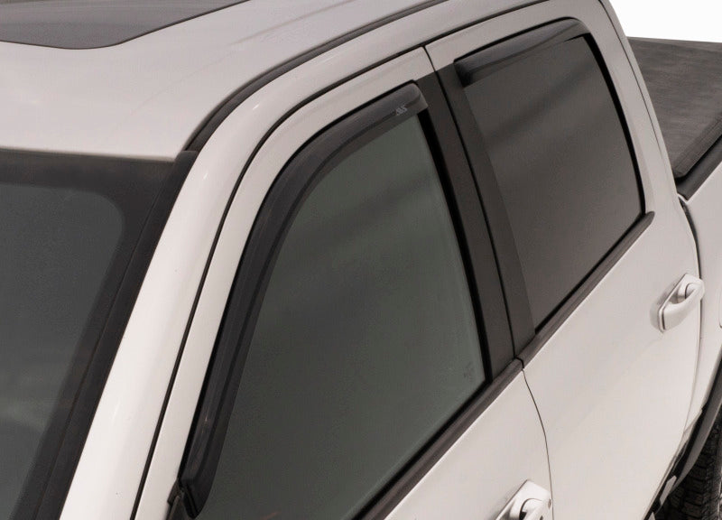 AVS 16-18 Toyota Tacoma Double Cab Ventvisor In-Channel Front & Rear Window Deflectors 4pc - Smoke