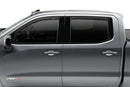 AVS 05-15 Toyota Tacoma Double Cab Ventvisor Low Profile Window Deflectors 4pc - Matte Black