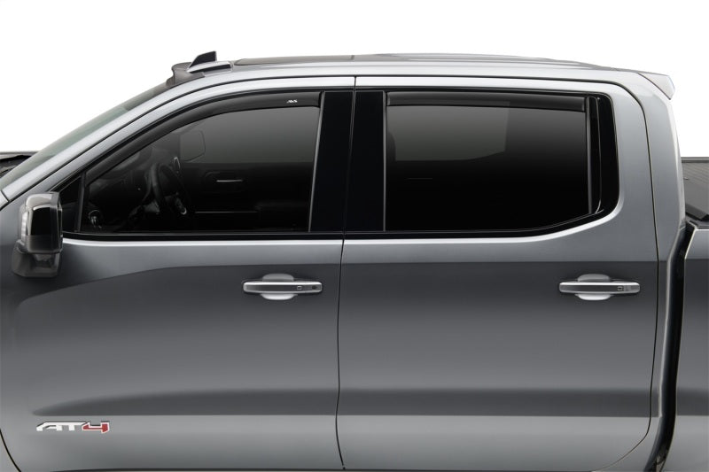 AVS 07-14 Toyota FJ Cruiser Ventvisor Low Profile Window Deflectors 4pc - Matte Black