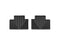 WeatherTech 05-13 Toyota Tacoma Crew Cab Rear Rubber Mats - Black