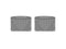 WeatherTech 03-06 Lincoln Navigator/Navigator L Rear Rubber Mats - Grey