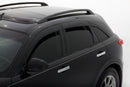 AVS 08-11 Subaru Impreza (Excl. WRX And STI) Ventvisor Low Profile Deflectors 6pc - Smoke