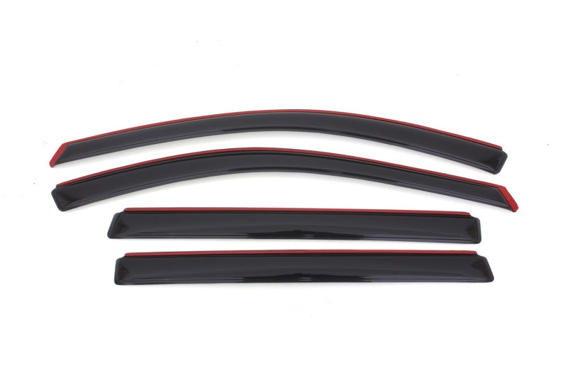 AVS 13-18 Nissan Pathfinder Ventvisor In-Channel Front & Rear Window Deflectors 4pc - Smoke