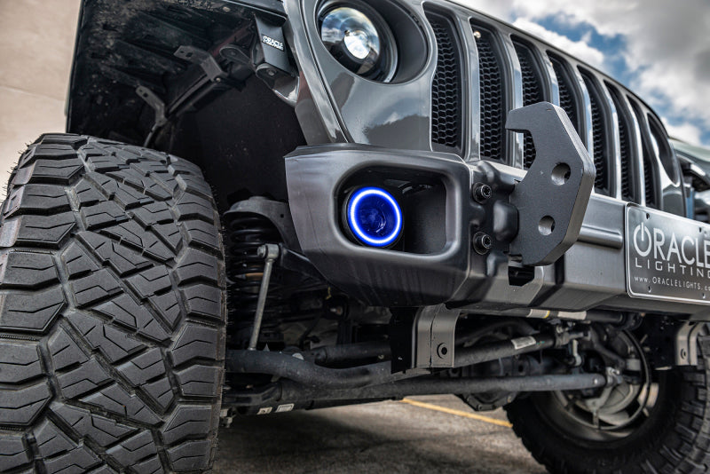 Oracle Jeep Wrangler JL/JT Sport High Performance W LED Fog Lights - w/o Controller NO RETURNS