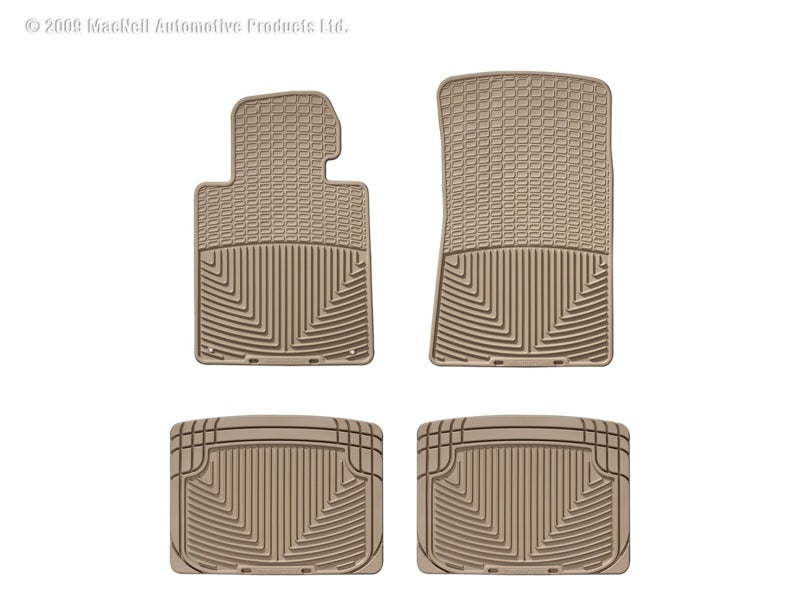 WT Rubber Mats - Rear - Tan