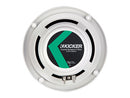 KICKER 6.5" White Flush Mount Speakers with LED Lights 2-Way 4-Ohm 45KM604WL