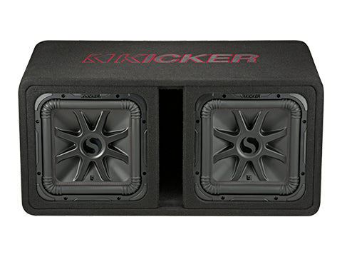 Kicker Dual 12" Solo-Baric L7R 2 Ohm Enclosure