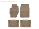 WT Rubber Mats - Rear - Tan