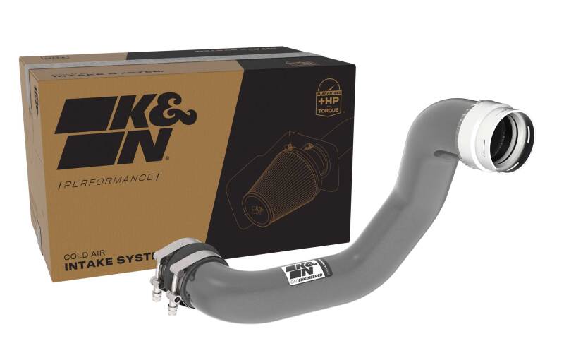 K&N 23-24 GM Colorado/Canyon 2.7L L4 Charge Pipe - Aluminum Tube - Gunmetal Gray