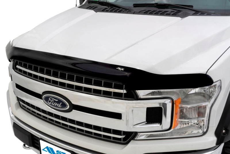 AVS 11-14 GMC Sierra 2500 High Profile Bugflector II Hood Shield - Smoke