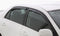 AVS 12-18 Ford Focus Ventvisor In-Channel Front & Rear Window Deflectors 4pc - Smoke