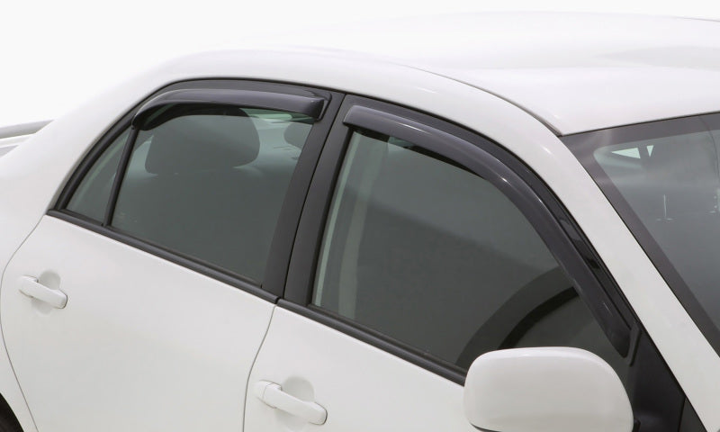 AVS 16-18 Chevy Cruze Ventvisor In-Channel Front & Rear Window Deflectors 4pc - Smoke