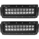 Westin HDX Flush Mount B-FORCE LED Light Kit (Set of 2) w/wiring harness - Black