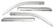 AVS 20-22 Chevrolet Silverado 1500 LTD Ext. Cab/DC F&R Ventvisor Window Deflectors 4pc - Chrome