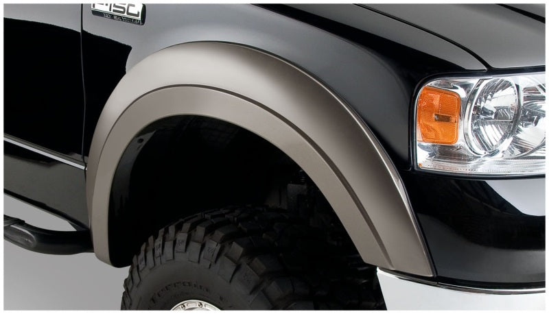 Bushwacker 04-08 Ford F-150 Extend-A-Fender Style Flares 2pc - Black