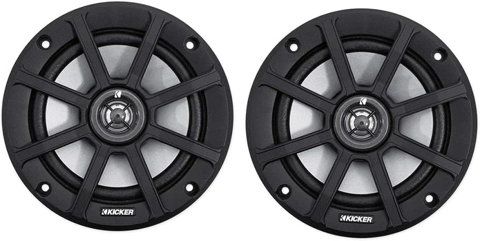 Kicker PSC65 6.5-Inch PowerSports Weather-Proof Coaxial Speakers 2-Ohm 51PSC652
