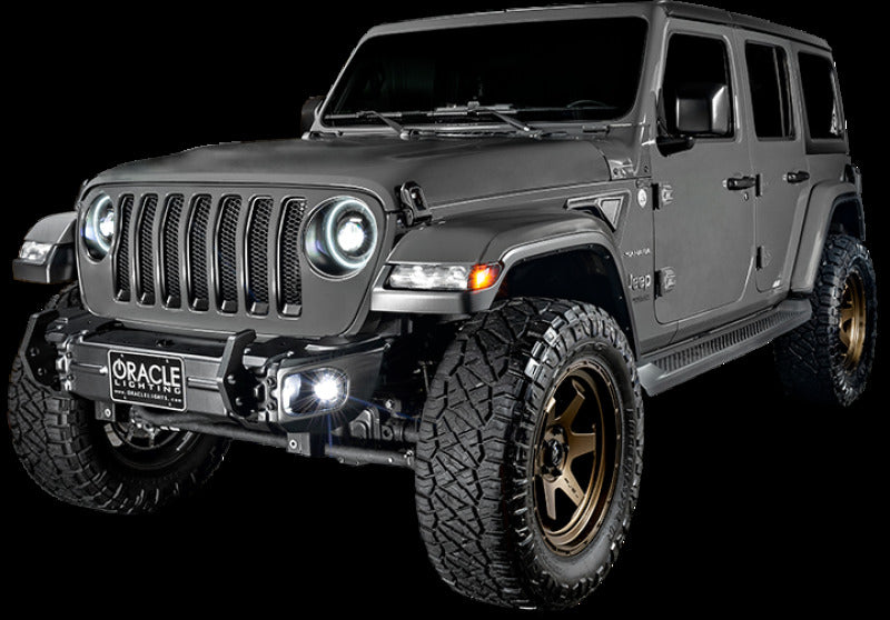 Oracle Jeep Wrangler JL/JT Sport High Performance W LED Fog Lights - w/o Controller NO RETURNS