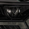 AlphaRex 19-21 Ford Ranger LUXX LED Proj Headlights Plank Style Alpha Black w/Seq Signal/DRL