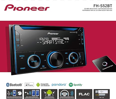 Pioneer FH-S52BT Double DIN CD Receiver