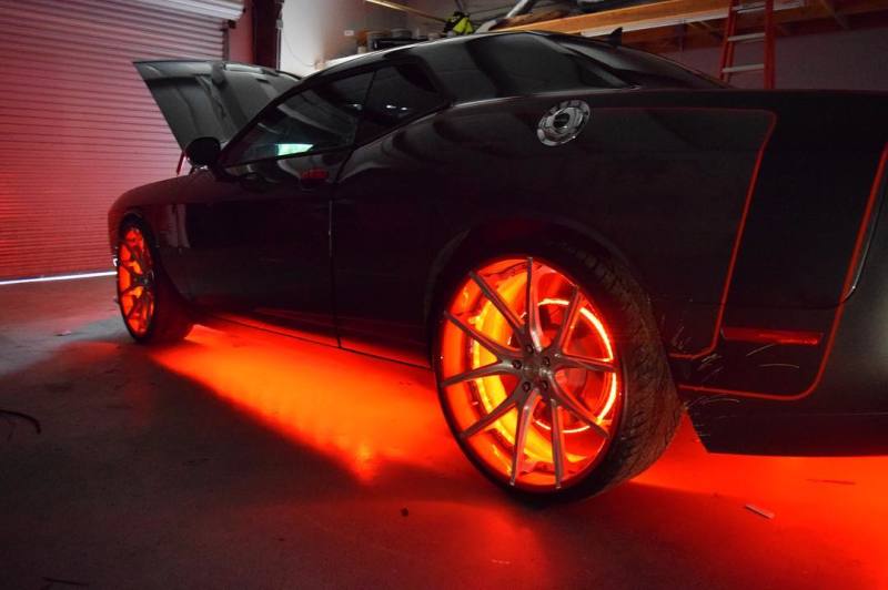 Oracle LED Illuminated Wheel Rings - ColorSHIFT - 15in. - ColorSHIFT No Remote NO RETURNS